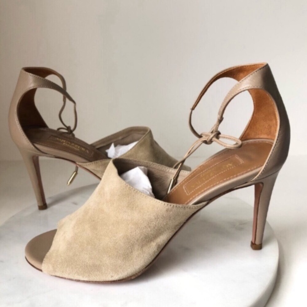 Aquazzura Estelle Nude Heels
